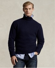 Usado, POLO RALPH LAUREN - LÃ - SUÉTER GOLA ALTA CASHMERE - PRETO - M - NOVO SEM ETIQUETAS comprar usado  Enviando para Brazil