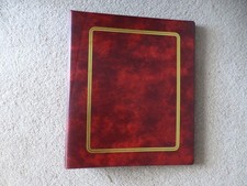 Red booklet album for sale  BRISTOL