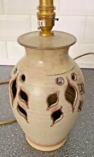 Pottery lamp base for sale  CHURCH STRETTON