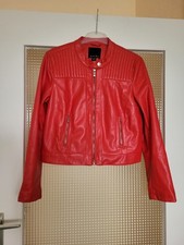 Kunstlederjacke rot damen gebraucht kaufen  Berlin