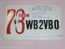 Qsl radio card for sale  SUDBURY