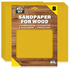 Assorted sandpaper sheets for sale  LEEDS