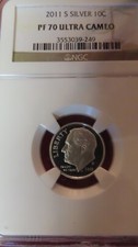Usado, 2011-S 10c Roosevelt Dime - Prata - NGC PF70 Ultra Cameo comprar usado  Enviando para Brazil
