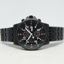 Relógio cronógrafo masculino PUMA PM1022 aço inoxidável quartzo tamanho. Bateria nova 8" comprar usado  Enviando para Brazil