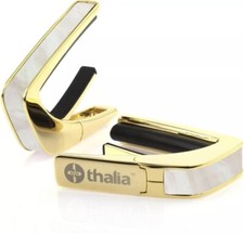 Novo! Conjunto completo Thalia Exotic Shell 24k acabamento dourado guitarra capo, madrepérola comprar usado  Enviando para Brazil
