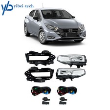 Para 2023 2024 Nissan Versa conjunto de pares de faróis de neblina halógenos com chicote de fios e interruptor de moldura comprar usado  Enviando para Brazil