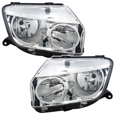 Scheinwerfer Set für Dacia Duster H79 H1 / H7 2010-2013 ChromE, używany na sprzedaż  Wysyłka do Poland