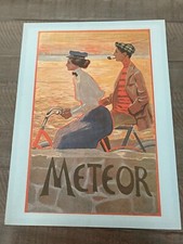 Pôster de bicicleta vintage "Meteor Bicycles" (1900) arte sem moldura, usado comprar usado  Enviando para Brazil
