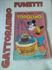 Topolino n.242 bollino usato  Papiano
