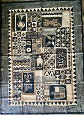 Pano de lama Batik vintage feito à mão tapeçaria têxtil pintura africana 79x58" 6x4 pés, usado comprar usado  Enviando para Brazil