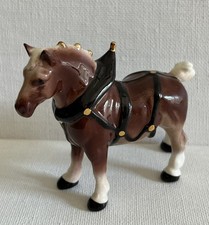 Vintage Hagen Renaker Draft Horse Clydsdale Miniatura Mini Casa de Bonecas Equinas Excelente Estado Usado comprar usado  Enviando para Brazil