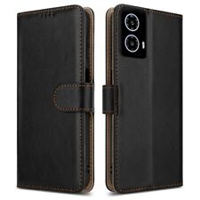 Capa telefone suporte flip carteira couro e protetor de tela para Motorola Moto E14 comprar usado  Enviando para Brazil