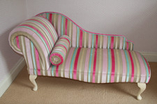 Multi coloured chaise for sale  EASTBOURNE