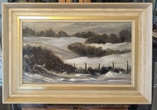 Winter countryside oil for sale  GLENROTHES