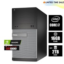 Computador desktop Dell PC i7, 16GB de RAM, SSD de até 2TB NVIDIA Windows 10/11, WiFi comprar usado  Enviando para Brazil