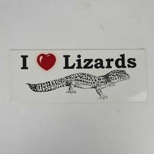 Love lizards sticker for sale  GUILDFORD