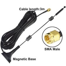 Antenne Magnetfuß Langlebig RG174 Kabel SMA Stecker WLAN WLAN 2,4G/5,8G 4G 12dBi comprar usado  Enviando para Brazil