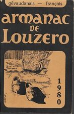 Lozère gévaudan armanac d'occasion Lozère gévaudan armanac d'occasion  Montpellier-