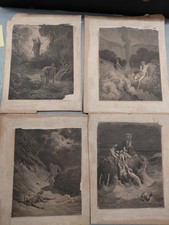 Four antique etchings for sale  KETTERING