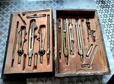 Ancienne boite compas d'occasion  Sainte-Menehould
