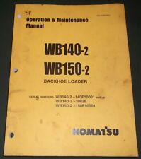 Komatsu wb140 wb150 for sale  Union