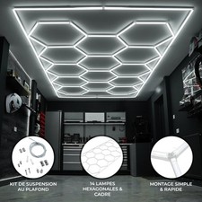 Plafonnier led hexagonal d'occasion  France