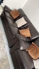 Leather sofa set for sale  SLOUGH