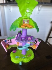 Vintage 2000 Polly Pocket Jungle Zwierzęta domowe Domek na drzewie na sprzedaż  Wysyłka do Poland