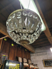 Lustre plafonnier pampilles d'occasion  France