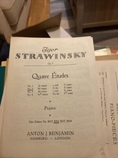 Stravinsky etudes major d'occasion  Expédié en Belgium