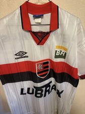 Camisa de futebol do Brasil FLAMENGO 1995 1996 AWAY ORIGINAL UMBRO TAMANHO L VINTAGE comprar usado Camisa de futebol do Brasil FLAMENGO 1995 1996 AWAY ORIGINAL UMBRO TAMANHO L VINTAGE comprar usado  Enviando para Brazil