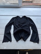 🚨BLUSA ARMANI COLLECTZIONI Feminina Manga Longa Logotipo AVANT GARDE Y2K Malha comprar usado  Enviando para Brazil