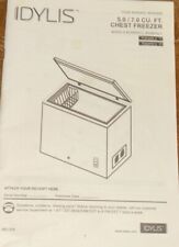 Usado, Freezer no peito IDYLIS 5.0/7.0 pés cúbicos manual de operação francês espanhol e inglês comprar usado  Enviando para Brazil