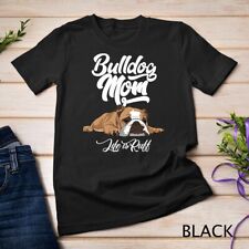Camiseta unissex engraçada buldogue inglês buldogue mãe vida é babado presente comprar usado  Enviando para Brazil