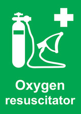 Sign medical oxygen for sale  COLCHESTER