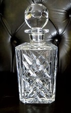 Decanter square cut for sale  UK
