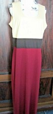 Beige weinrotes kleid gebraucht kaufen  Ettlingen