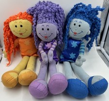 Lote de 3 Bonecas de Pelúcia Off The Planet Funky Girls Anos 90 Playgro Vintage 1992 RARO comprar usado  Enviando para Brazil
