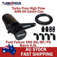 Usado, Lata de captura de óleo Turbo Pros alto fluxo -AN8 para Ford Falcon XR6 BA/BF/FG Barra 4.0L comprar usado  Enviando para Brazil