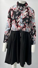 Vestido camisa manga longa estampa geométrica azul ALTERED caiaque Dice tamanho 38 comprar usado  Enviando para Brazil