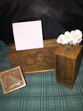 Nautical walnut desk for sale  Sparks