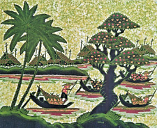 Batik orizzontale indonesiano usato  Bra