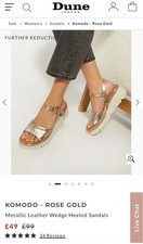 Dune london komodo for sale  WALSALL