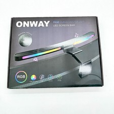 Monitor curvo RGB preto controlado remotamente luz LED barra de tela ONWAY comprar usado  Enviando para Brazil