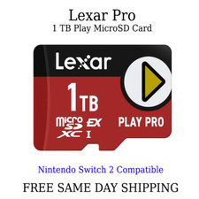 Cartão Lexar 1TB PLAY PRO microSDXC Express (LMSXPS0001T-BNNNU) ENVIADO IMEDIATAMENTE comprar usado  Enviando para Brazil
