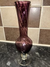 Plum small vase for sale  BEDWORTH