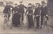 Cpa photo famille d'occasion  Montlieu-la-Garde