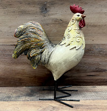 Rooster resin tabletop for sale  Santa Maria