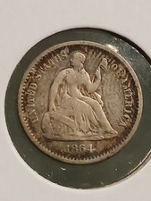 1864 seated liberty for sale  USA