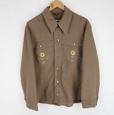 Vintage embroidered western for sale  HULL